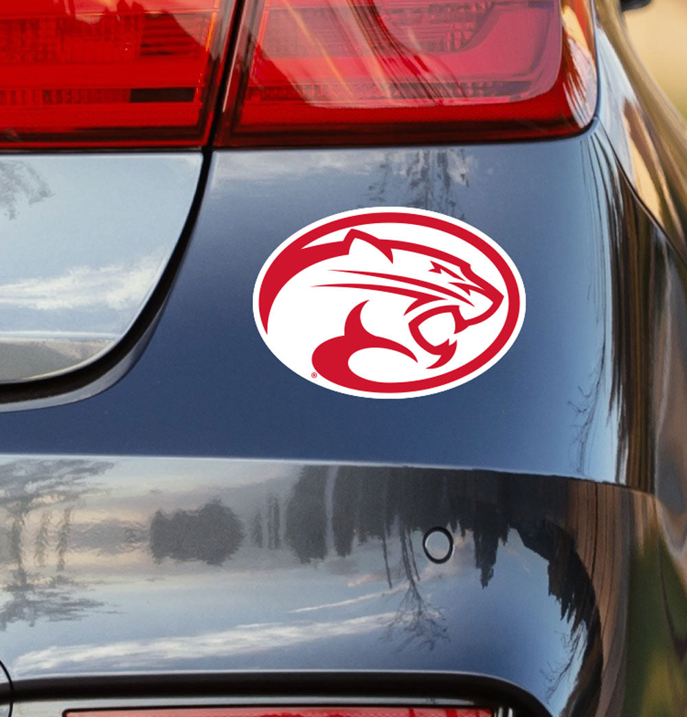 University of Houston Cougar Logo Vinyl Car Decal Sticker - Nudge Printing