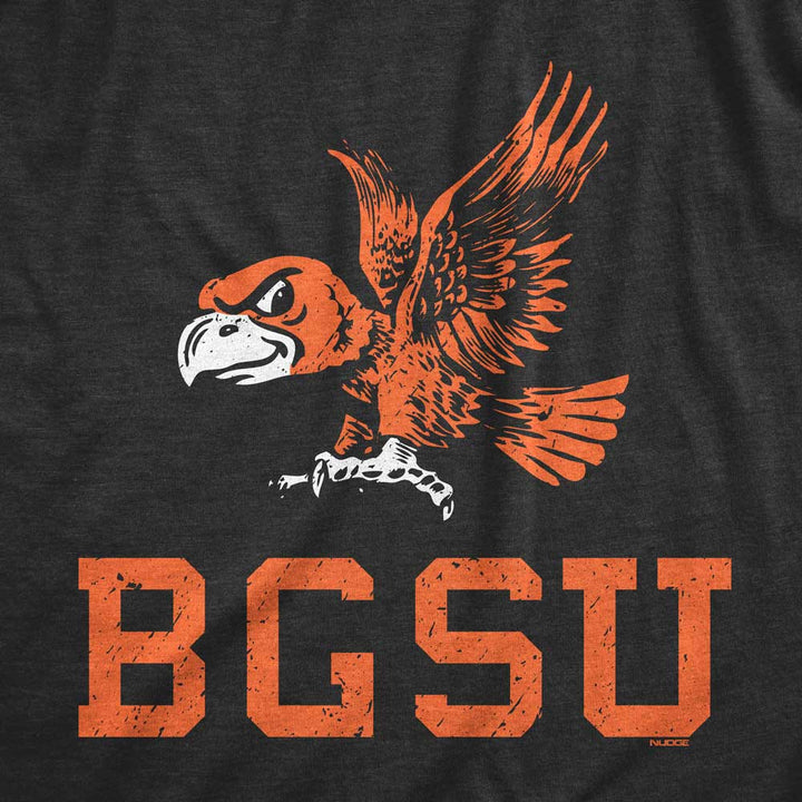 Bowling Green Orange and White Vintage Design on Grey Shirt