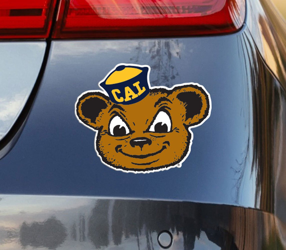 California Berkeley Vintage Golden Bear Logo Car Decal - Nudge Printing