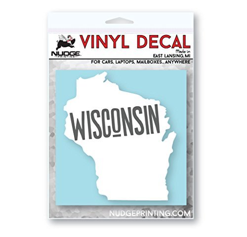 State of Wisconsin Car Decal - Nudge Printing