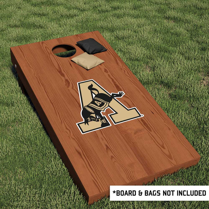 Army West Point Black Knights Kicking Mule Logo Cornhole Decal - Nudge Printing