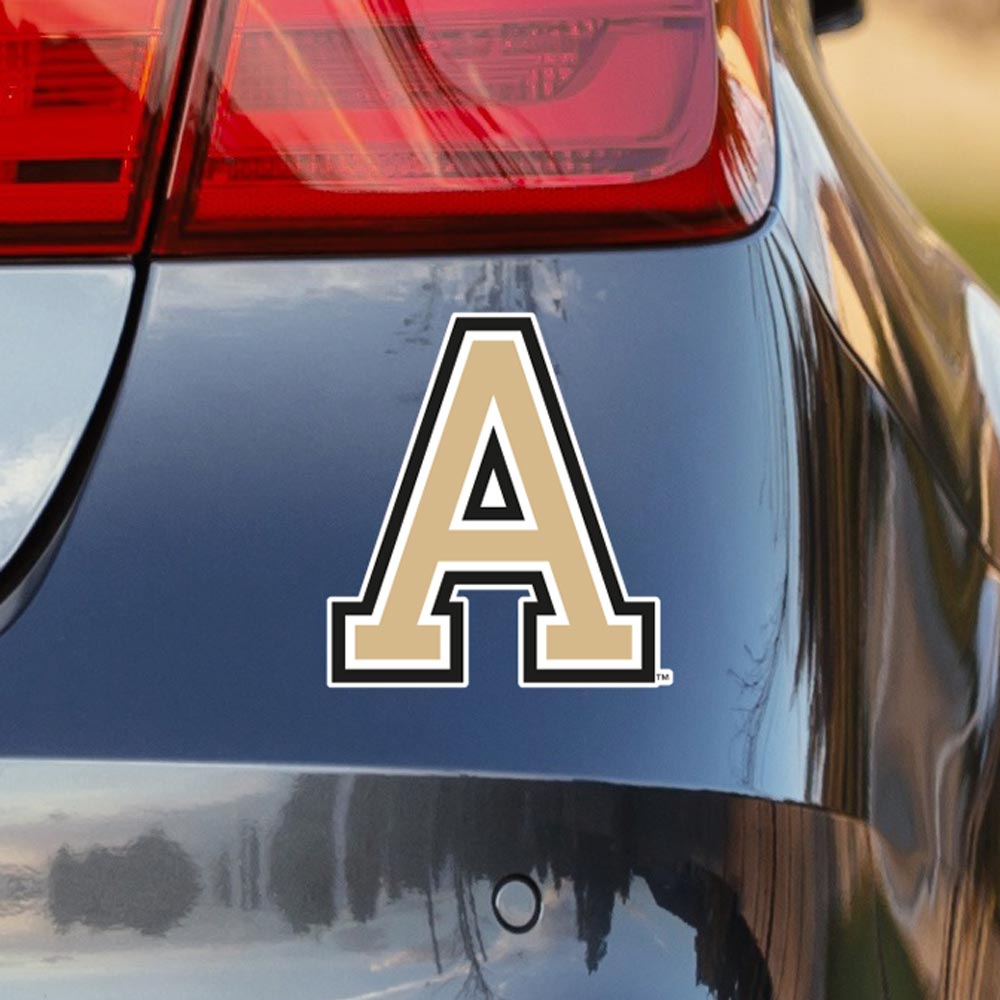 West Point Army Block "A" Sticker on Back of Car