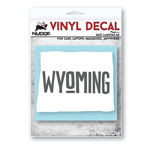 State of Wyoming Car Decal - Nudge Printing