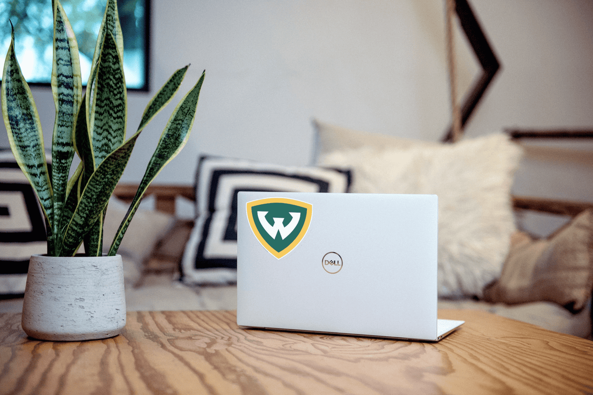 Wayne State University Full Color Block W Logo Car Decal– Nudge Printing