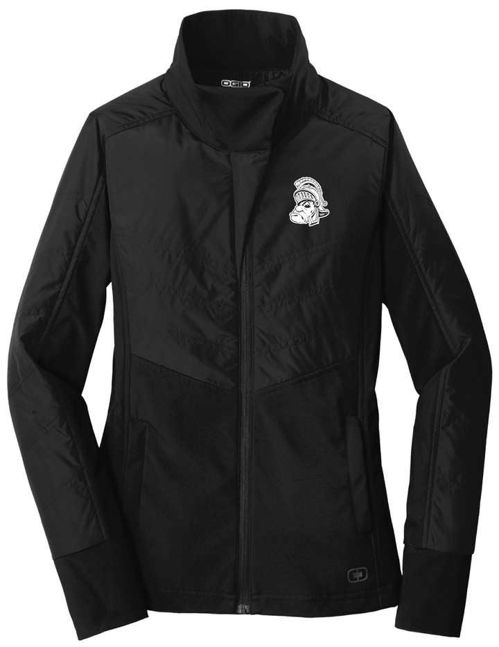 Michigan State Spartans Gruff Sparty Embroidered Women's OGIO Endurance Soft Shell Jacket